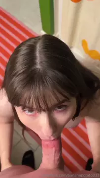 Poster: Nanner @bananapotato333 - My throat sensual, perfectly sloppy with a large cum load in my mouth