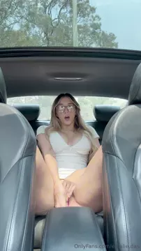 Poster: Emalie Das @emalie.das - Masturbating in a car POV